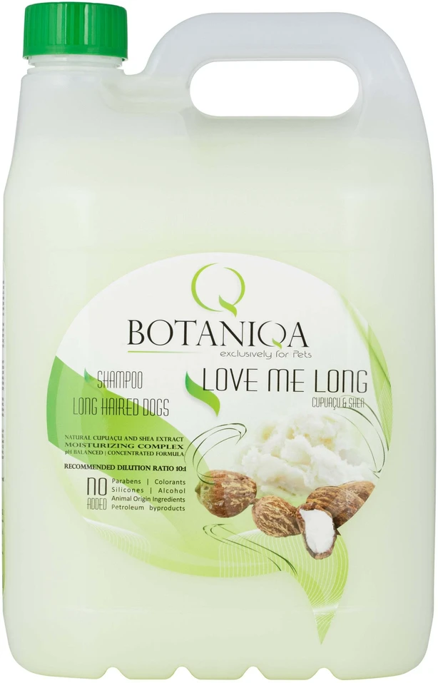 Botaniqa Love Me Long Cupuacu & Shea šampūnas – maitinamoji formulė ilgam kailiui, 5 l