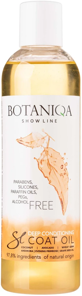 Botaniqa Show Line giluminio kondicionavimo plaukų aliejus – maitinamoji, apsauginė formulė, 250 ml