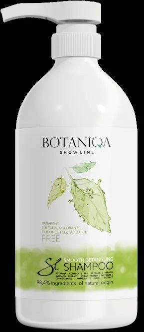 Botaniqa Show Line Smooth Detangling Šampūnas – Švelni formulė, 1L, Suteikia kailiui blizgesio
