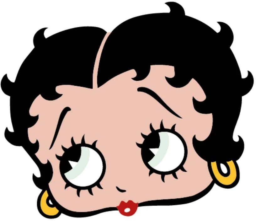 „Dashi“ „Betty“ odos diržas – reguliuojamas apsauginis diržas su raudonu „Betty Boop“ raštu, vidutinio dydžio