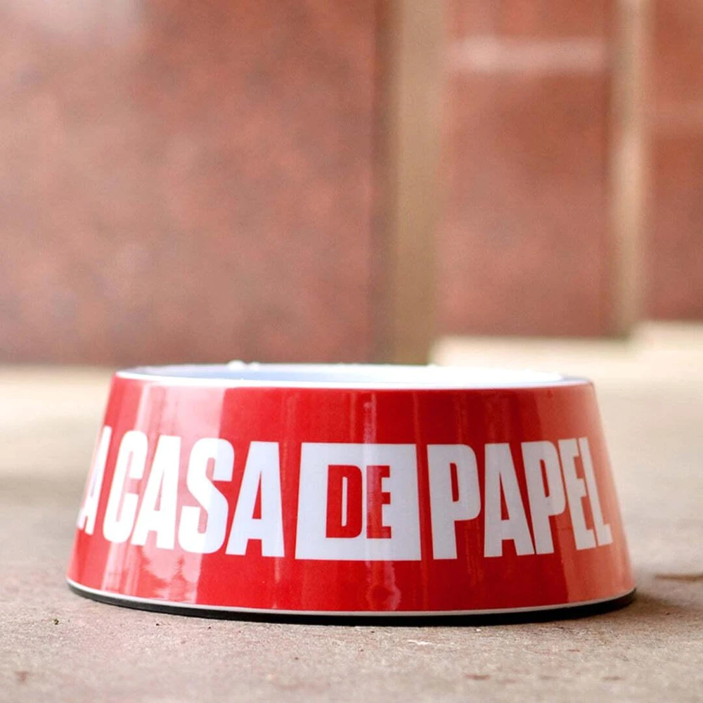 Dashi La Casa De Papel Original Raudona Melamino Dubenėlio – Mažas, Tvirtas Money Heist Dizainas