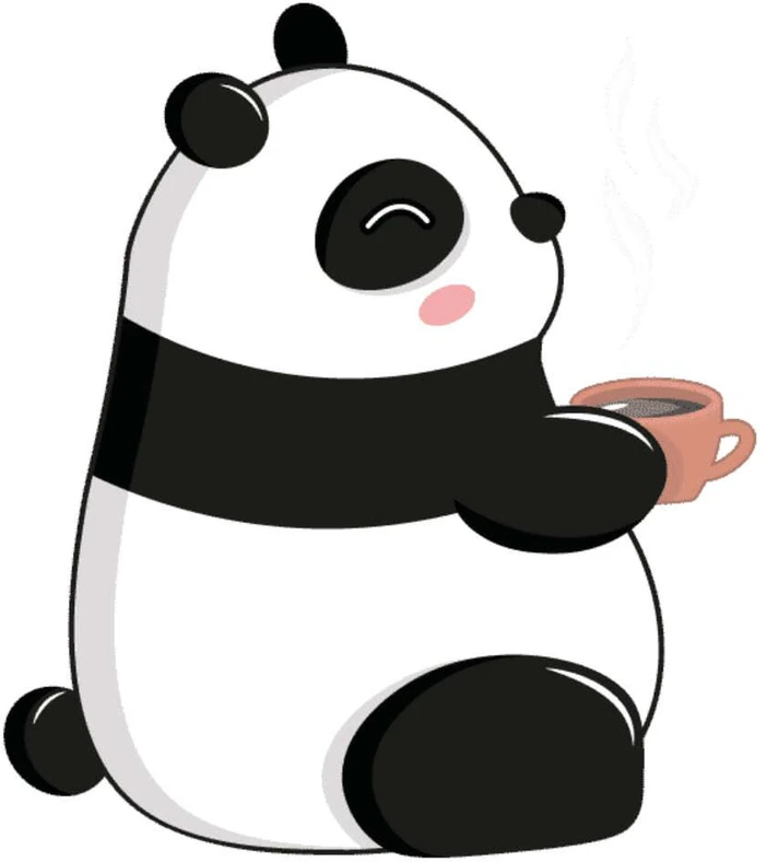 Dashi Snooze antkaklis – mažo dydžio šuns antkaklis su panda raštais, minkštas ir patvarus dizainas