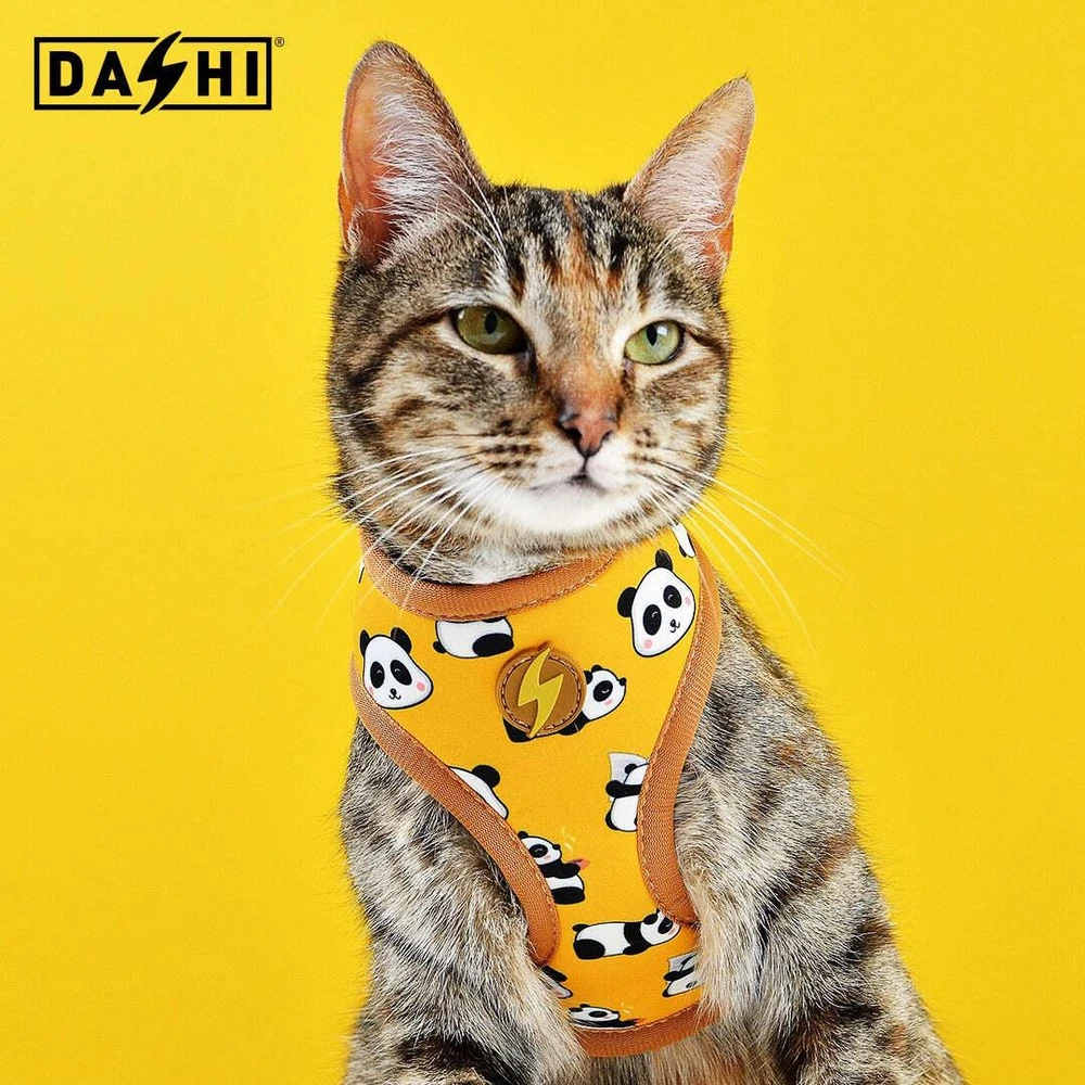 „Dashi Snooze Neo Mesh“ pavadėlis – be spaudimo, dvipusis neoprenas, pandos raštas, mažas dydis