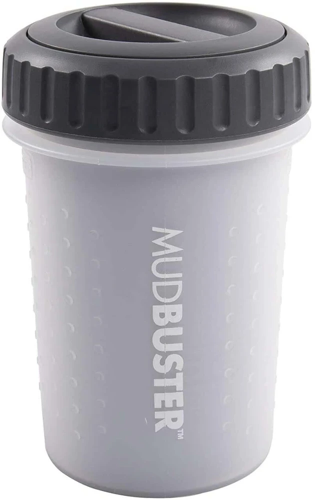 Dexas Lidded Mudbuster Medium – Uždengiamas silikoninis letenos valytuvas, mėlynas, lengvai valomas dizainas