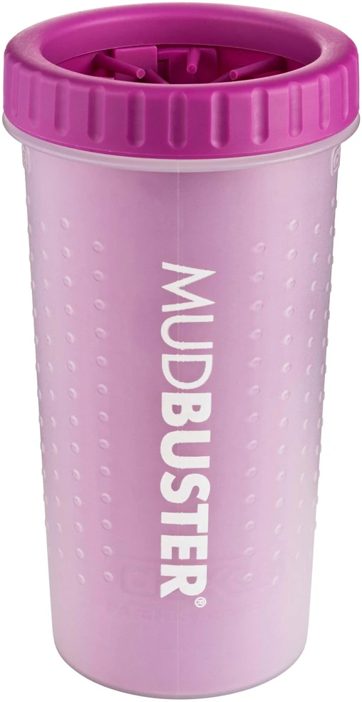 Dexas Mudbuster Šunų Letenų Valiklis – Silikoninis Valymo Puodelis, Dydis L, Fuchsia, Švelnus ir Efektyvus
