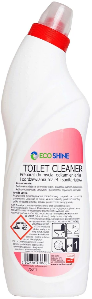 Eco Shine Tualeto Valiklis 750ml – Galinga skysta formulė su gaiviu kvapu, didelė talpa