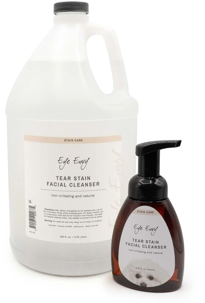 Eye Envy Tear Stain Facial Valiklis – švelnus skystas prausiklis, šalinantis dėmes ir kvapus