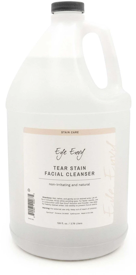Eye Envy Tear Stain Facial Valiklis – švelnus skystas prausiklis, šalinantis dėmes ir kvapus