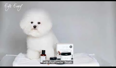 Eye Envy Starter Kit mažas šepetėlis šunims – pilnas ašarų dėmių šalinimo rinkinys su švelniu aplikatoriumi