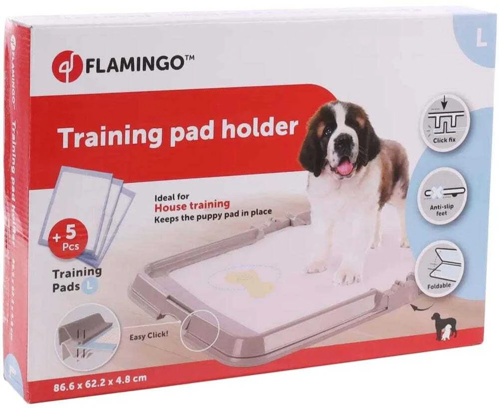 Flamingo Fifi Treniruočių padas Pilkas – Neslystantis pagrindas su 5 sugeriamais padais komplekte