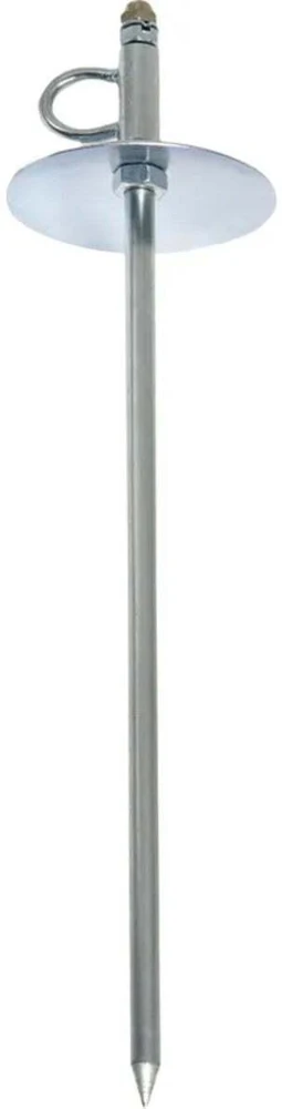 Flamingo "Tapu" vielka tvirtinimui 38cm – tvirtas metalinis į žemę įsriegiamas inkaras, saugus ir patvarus