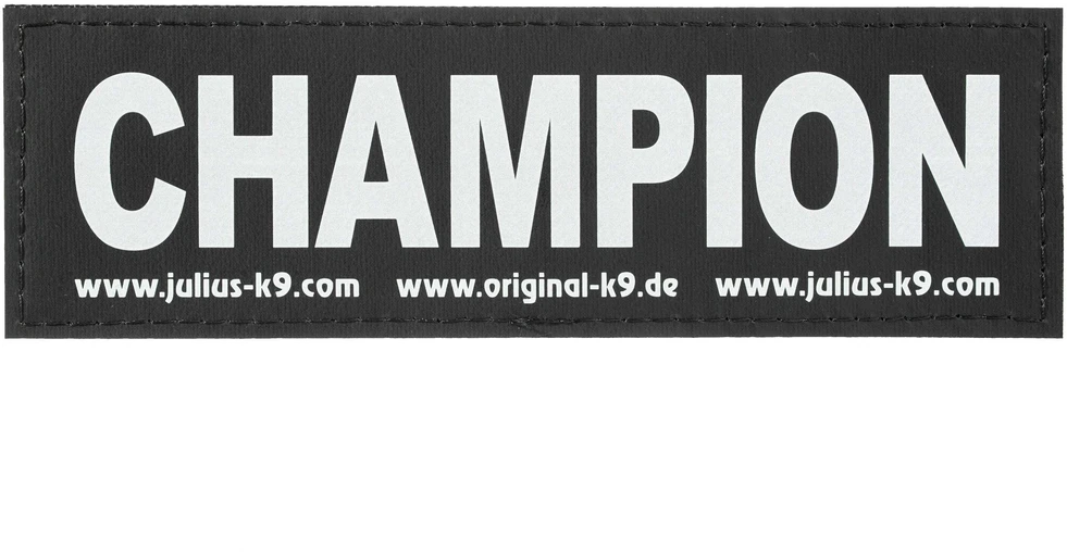 Julius-K9 Champion lopų komplektas – didelis Velcro tvirtinimas, 2 vnt., patvarus dizainas
