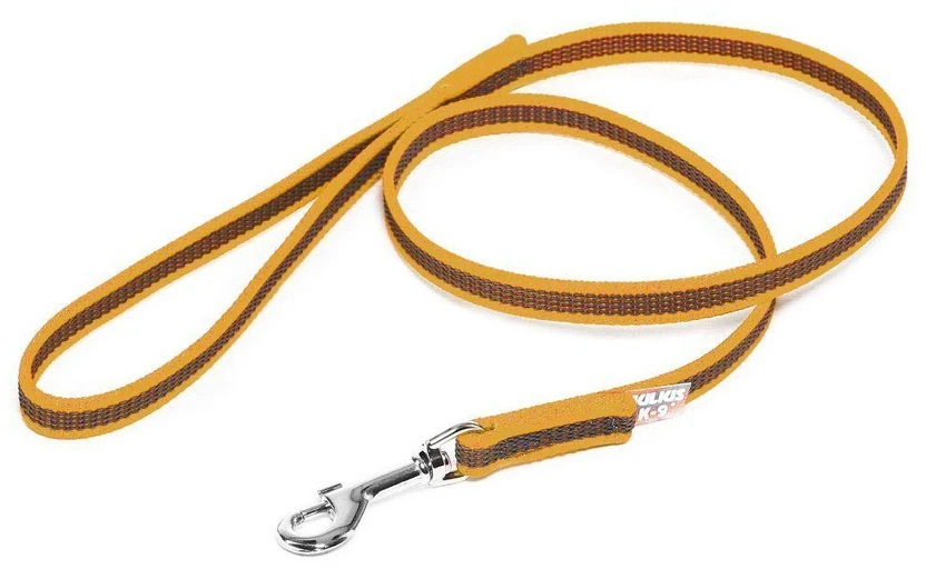 Julius K9 Color & Gray Supergrip pavadėlis – neslystantis oranžinis pavadėlis su patogia rankena, 300cm x 14mm