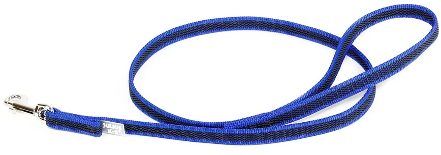 Julius K9 Color & Gray Supergrip pavadėlis su rankena – mėlynas, neslystantis, 100cm x 14mm