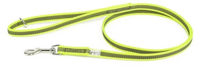Julius K9 Color & Gray Supergrip pavadėlis – neslystanti juoda pavadė su rankena ir žiedu, 1,4x120cm