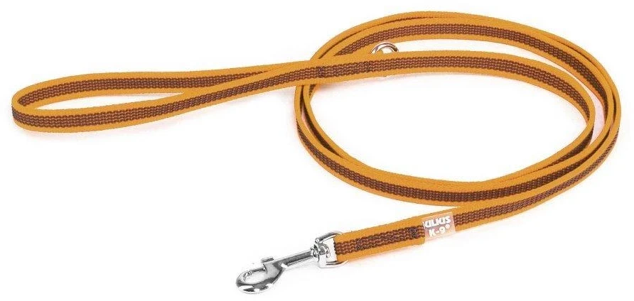 Julius K9 Color&Gray Supergrip Pavadėlis – Neslystanti juoda pavadėlis su D formos žiedu ir paminkštinta rankena, 180cm
