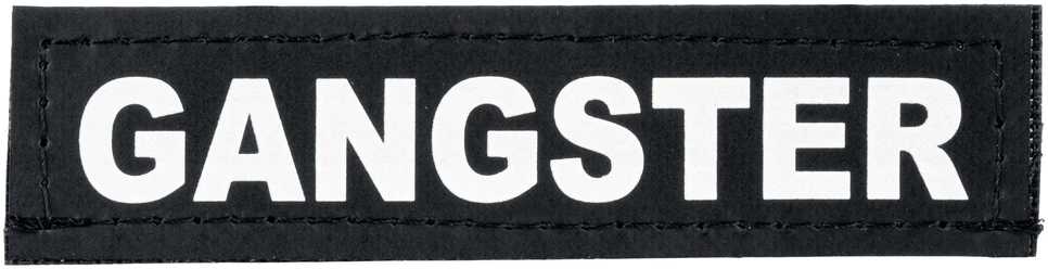 Julius K9 Gangster pleistras XXXS – Patvari pakabėlė ant diržų, 2x8cm dydžio, lengvai tvirtinama Julius K9