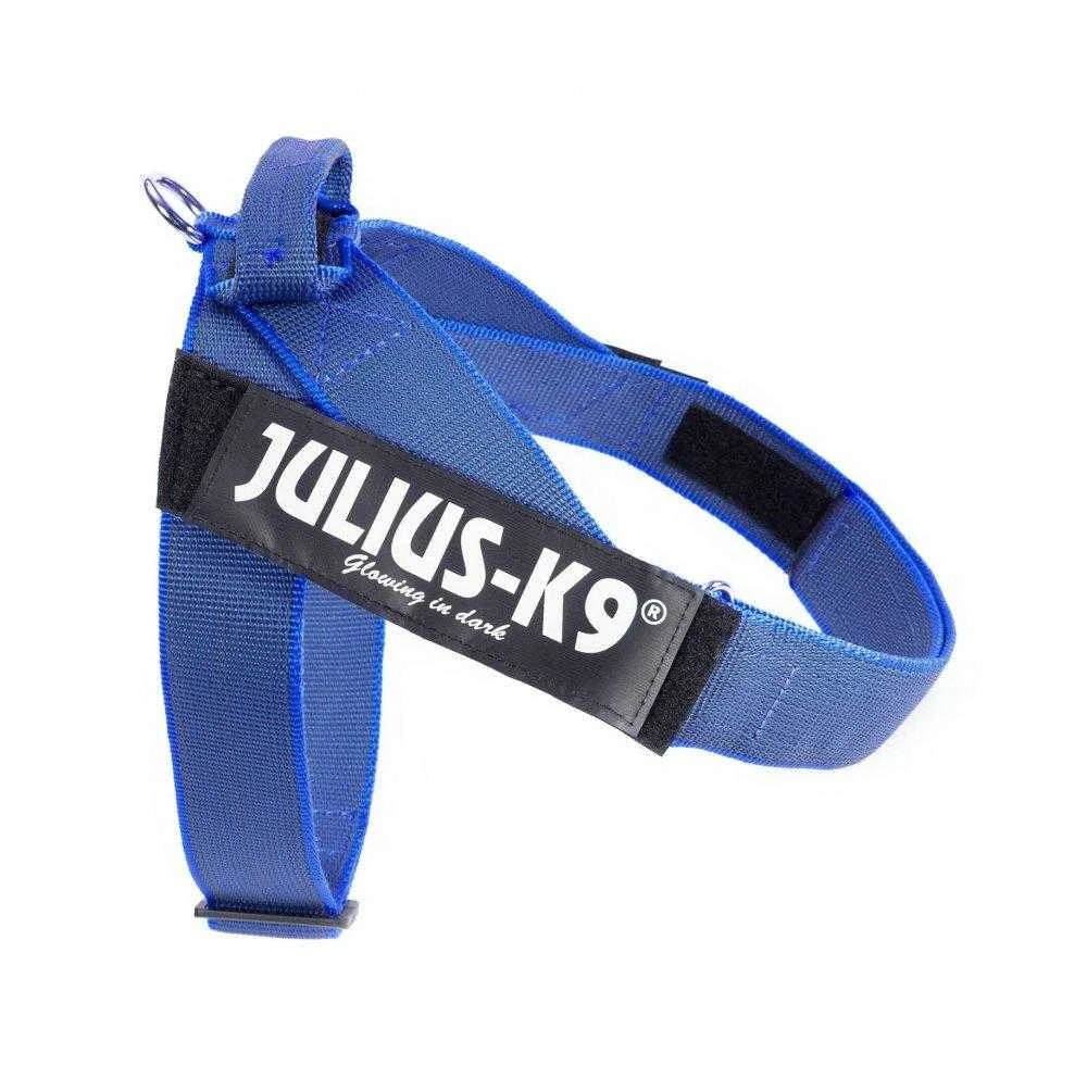 Julius-K9 IDC Color&Gray Dirželis Mėlynas – Mini dydžio, reguliuojamas, patvarus dizainas