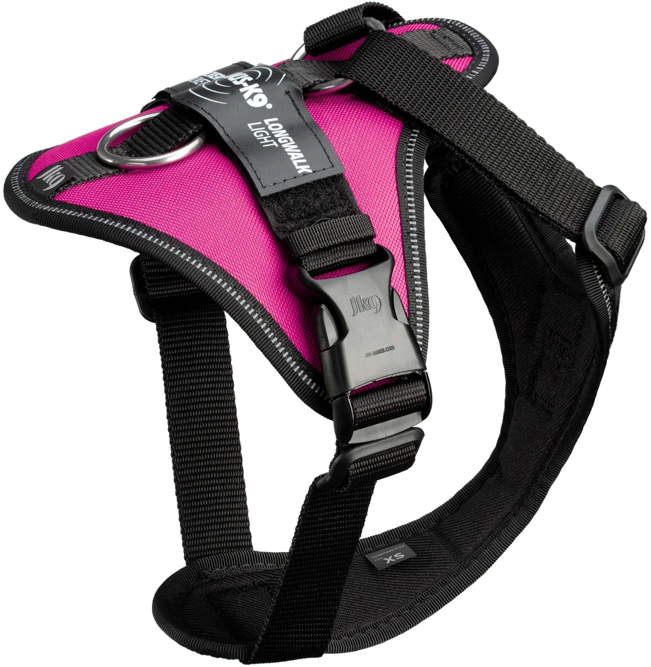 Julius-K9 IDC Longwalk Light Pakabanti Liemenė Rožinė – Lengva trekingo liemenė su GPS kišene, Dydis L
