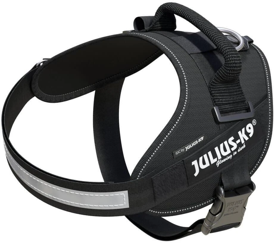 Julius-K9 IDC pakabinamas diržas juodas – Premium reguliuojamas diržas, patvarus dizainas, 4 dydis