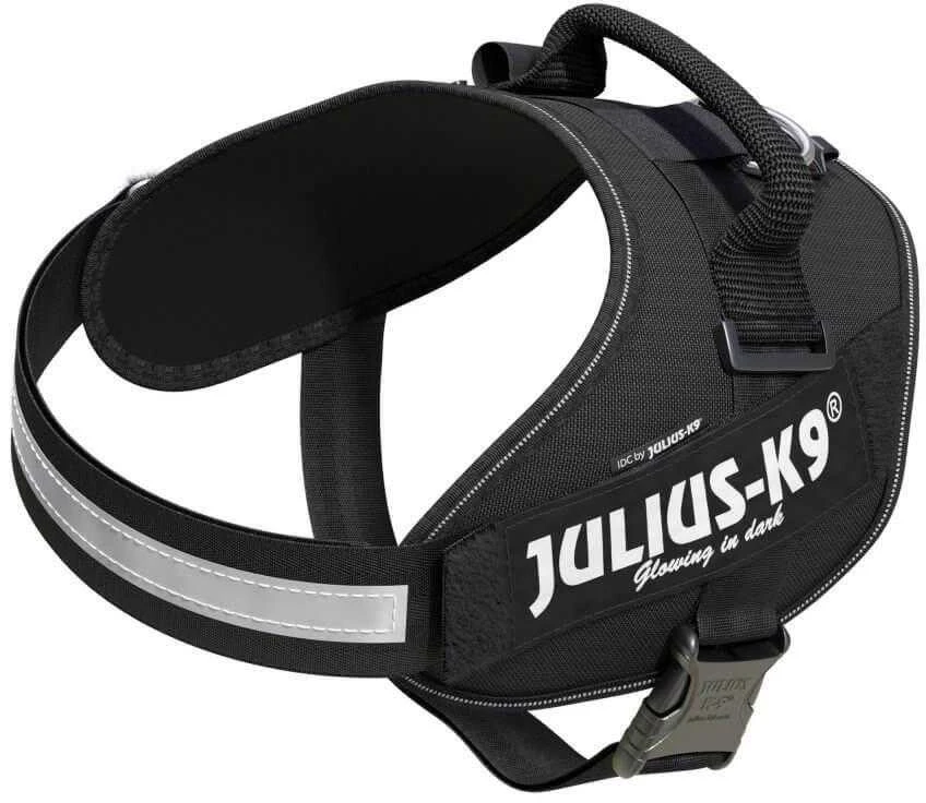 Julius-K9 IDC pakabinamas diržas juodas – Premium reguliuojamas diržas, patvarus dizainas, 4 dydis