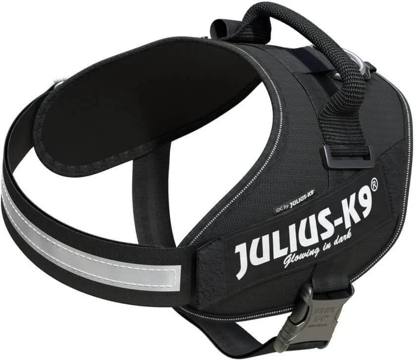 Julius-K9 IDC pakabinamas diržas juodas – Premium reguliuojamas diržas, patvarus dizainas, 4 dydis