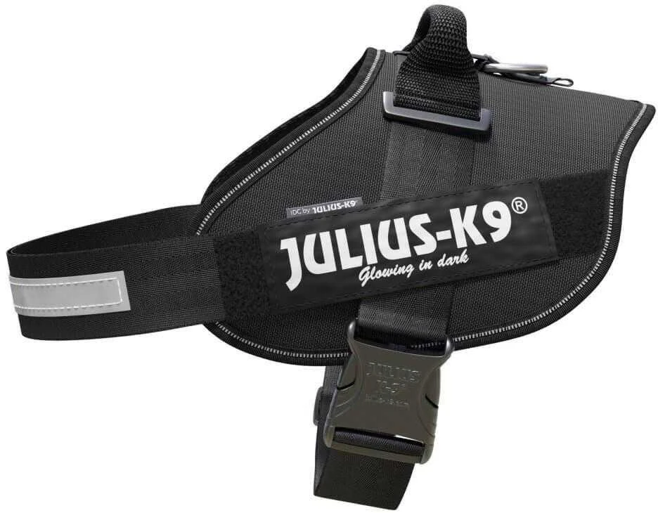 Julius-K9 IDC pakabinamas diržas juodas – Premium reguliuojamas diržas, patvarus dizainas, 4 dydis