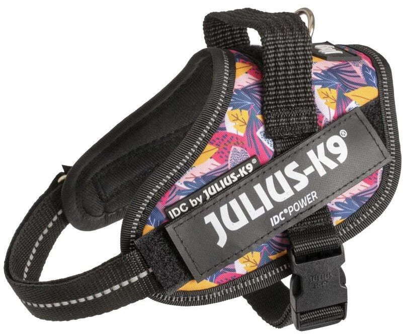 Julius-K9 IDC Powerharness Leaf2 – Auksinio rašto pakinktai, ilgaamžiškumas ir patogus dizainas
