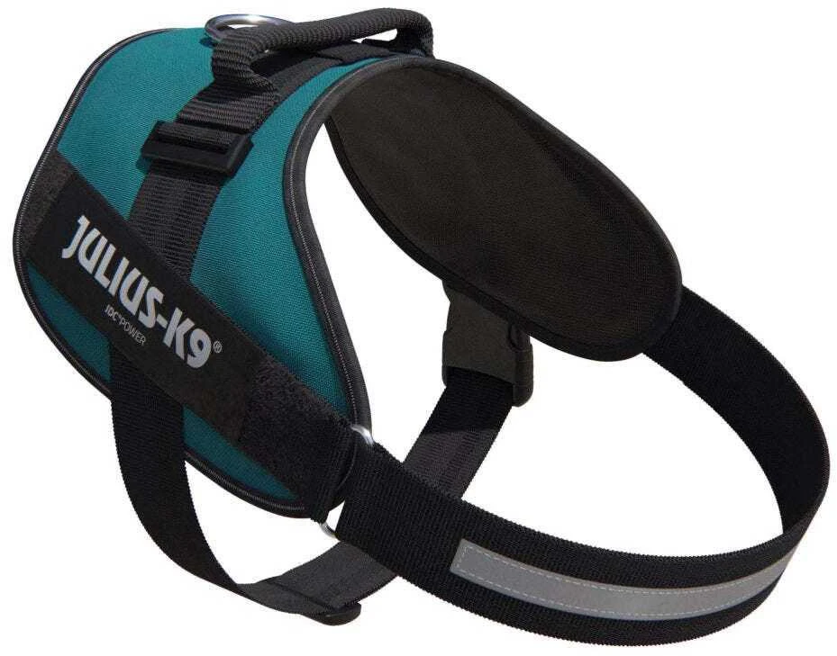 Julius-K9 IDC Powerharness Petrol Žalias – Aukščiausios kokybės jūros žalumo pakinktai, 4 dydžio