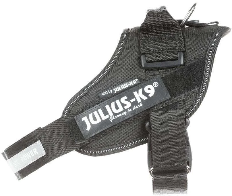 Julius-K9 IDC Powerharness – Reguliuojamos šunų petnešėlės su saugos užraktu, 0 dydžio