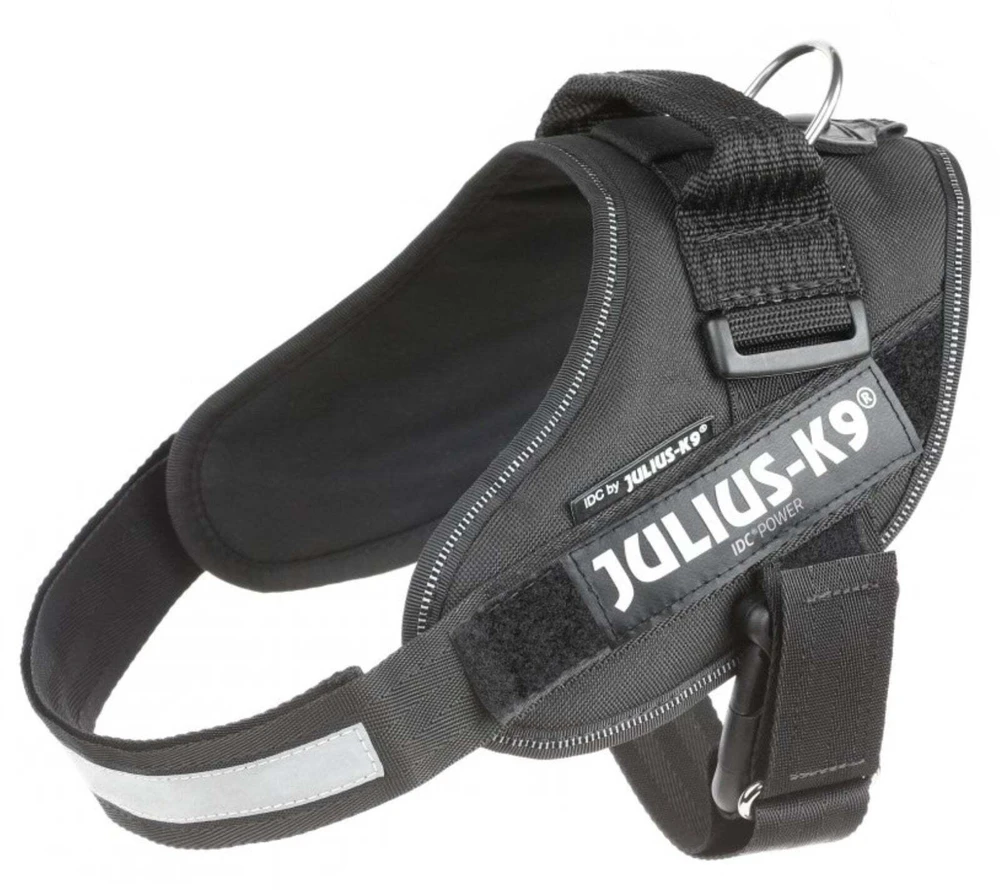Julius-K9 IDC Powerharness – Reguliuojamos šunų petnešėlės su saugos užraktu, 0 dydžio