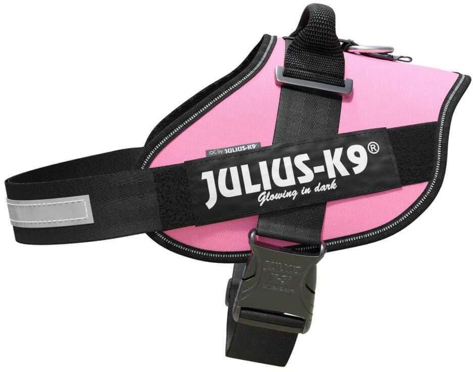 Julius-K9 IDC Powerharness Rožinė – Reguliuojamas Aukštos Kokybės Pakinktas, Dydis Baby 2