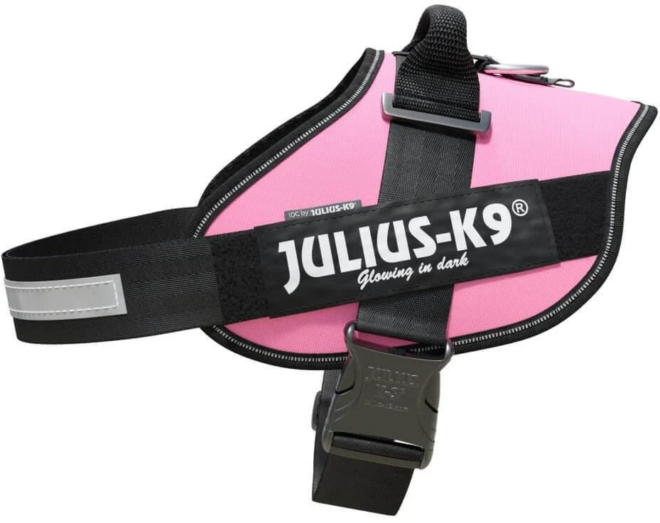 Julius-K9 IDC Powerharness Rožinė – Reguliuojamas Aukštos Kokybės Pakinktas, Dydis Baby 2