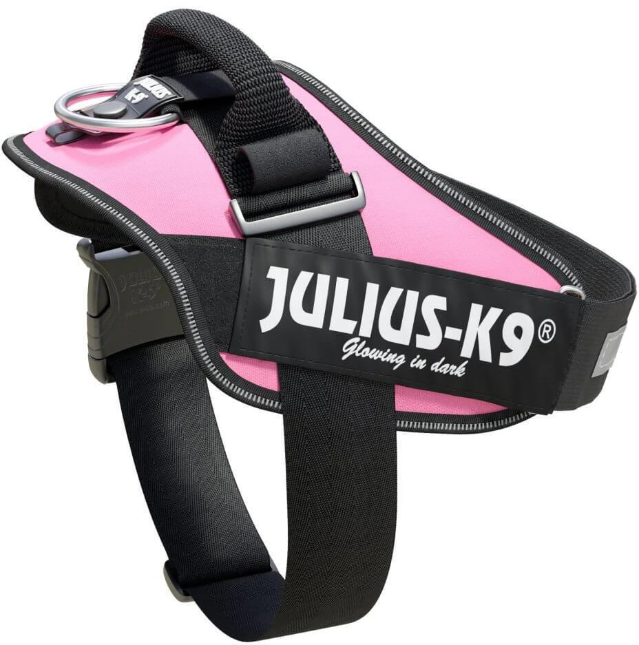 Julius-K9 IDC Powerharness Rožinė – Reguliuojamas Aukštos Kokybės Pakinktas, Dydis Baby 2