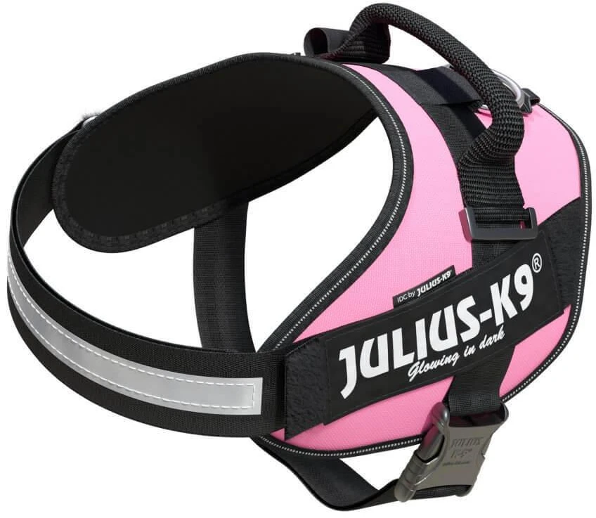 Julius-K9 IDC Powerharness Rožinė – Reguliuojamas Aukštos Kokybės Pakinktas, Dydis Baby 2