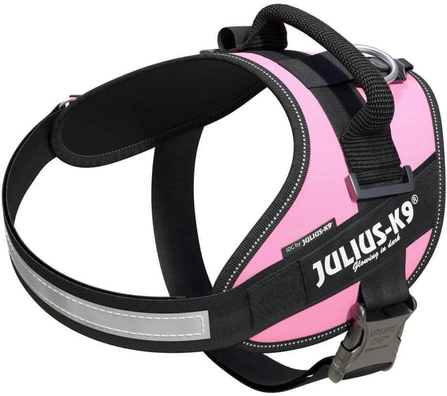 Julius-K9 IDC Powerharness Rožinė – Reguliuojamas Aukštos Kokybės Pakinktas, Dydis Baby 2