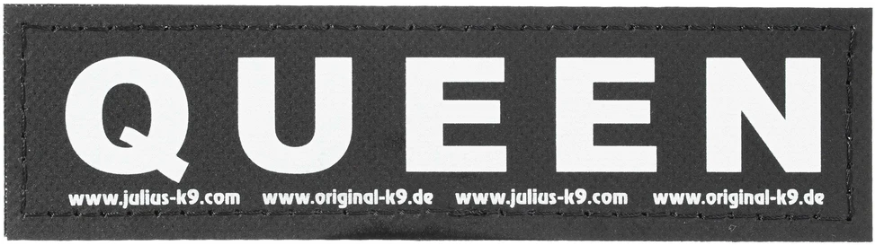 Julius-K9 Karalienės lopelių rinkinys – Dideli Velcro tvirtinimai, 2 vnt., patvarus dizainas