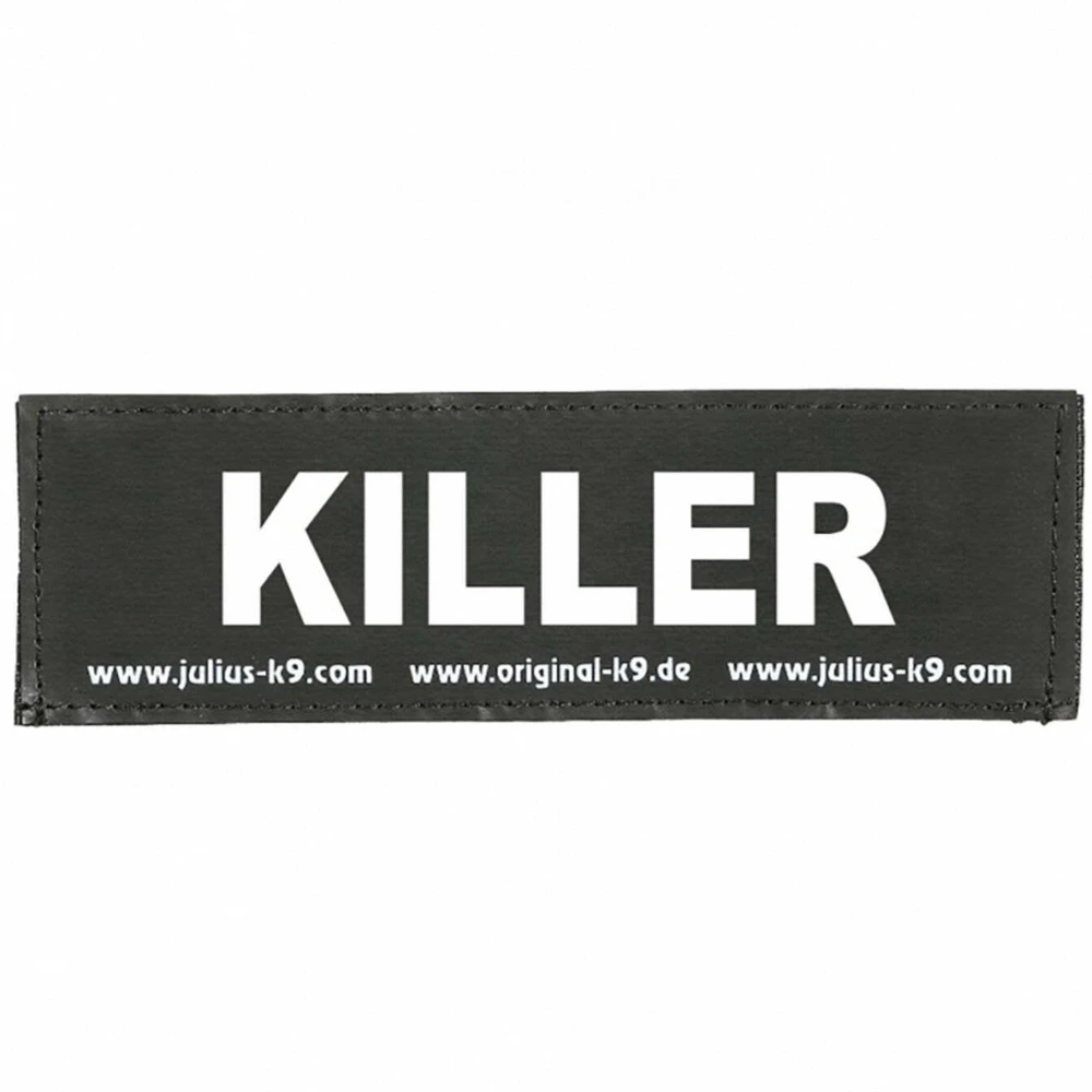Julius K9 Killer pleistrų rinkinys – Velcro tvirtinimo pleistrai, mažas dydis, 2 vnt.