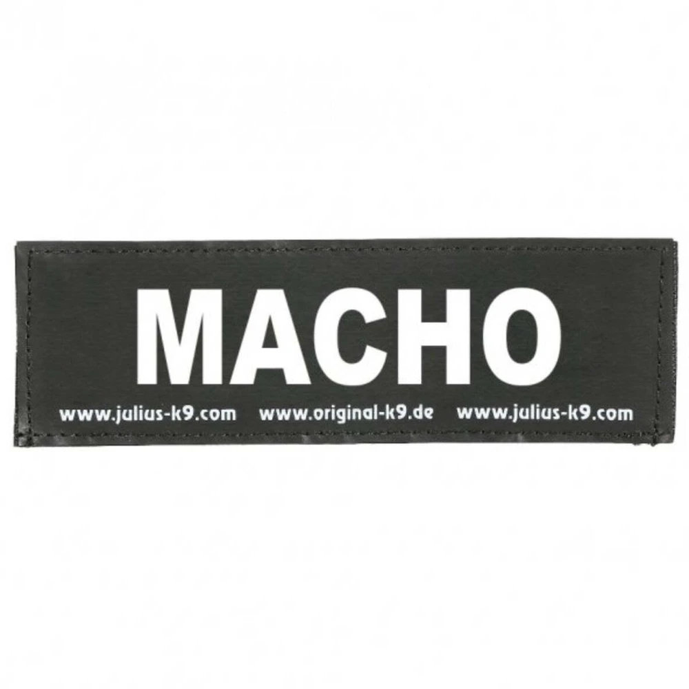 Julius-K9 Macho Patch XXXS &ndash; Pritaikomas etikečės priedas, 2x8cm dydžio pakabukams