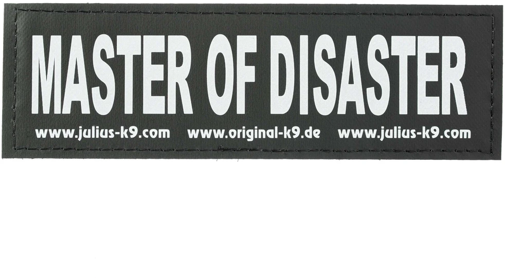 Julius-K9 Master of Disaster pleistro rinkinys – didelis Velcro tvirtinimas, 2 vnt.