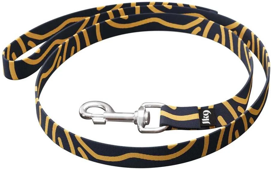 Julius-K9 MoreColor Basic Pavadėlis – Patvarus 120cm juostinis pavadėlis su kanjono raštu