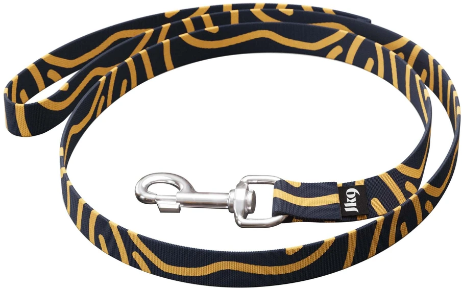 Julius-K9 MoreColor Basic Pavadėlis – Patvarus 120cm juostinis pavadėlis su kanjono raštu