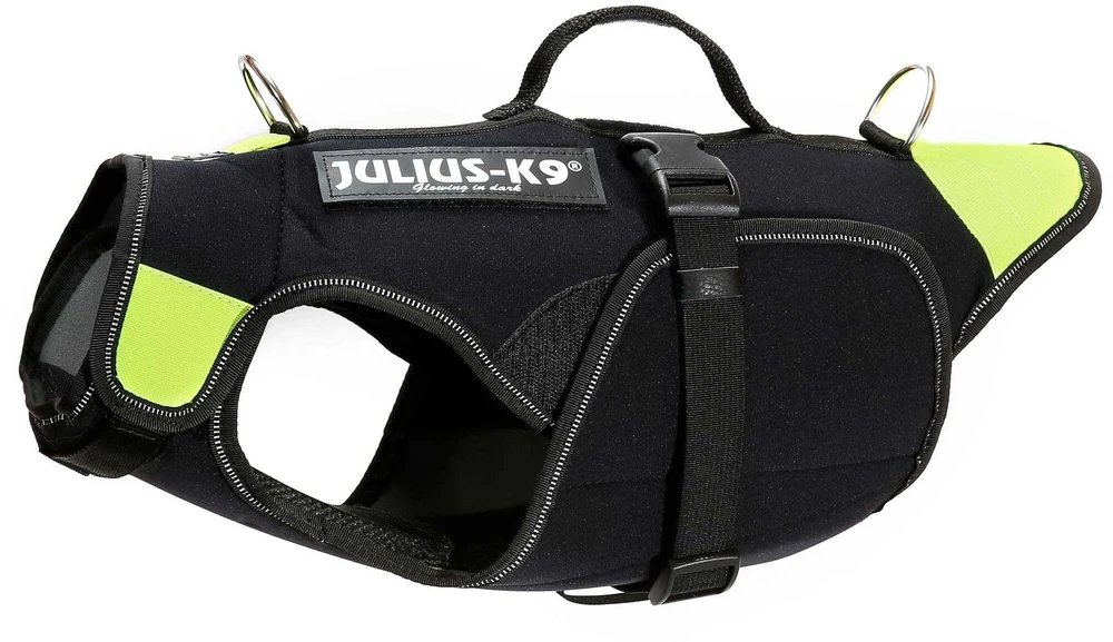 Julius-K9 Neono Daugiafunkcinė Liemenė – Lengvas Plaukimo ir Reabilitacijos Palaikymas, Dydis S