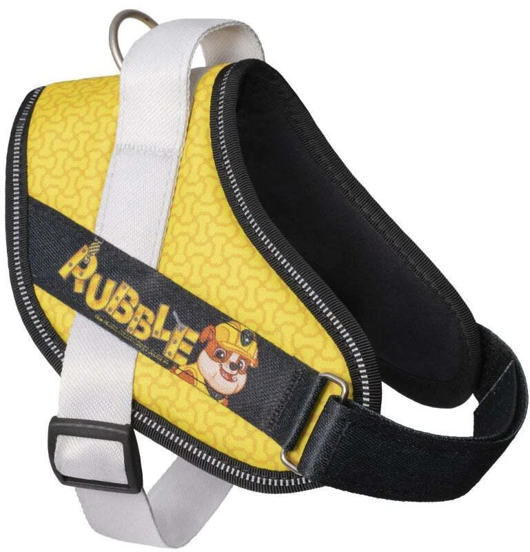 Julius-K9 Paw Patrol Rubble Šuo Diržas – XL Dydis, Reguliuojamas, Patvarus Dizainas