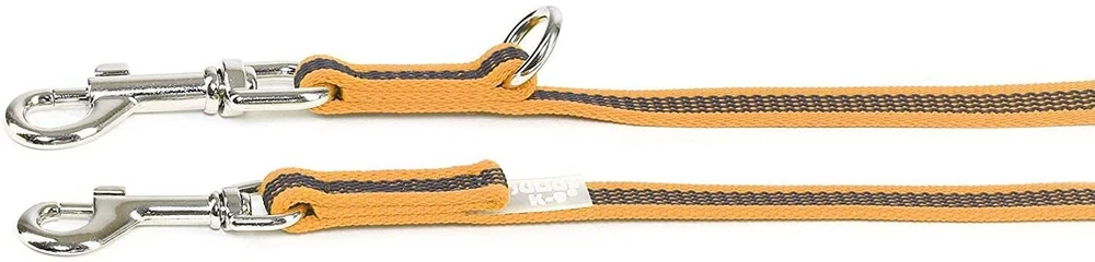 Julius K9 Spalvos & Pilkos Supergrip Pavadėlis – Nuimamas neslystantis rankena, 1,4x220cm, juoda
