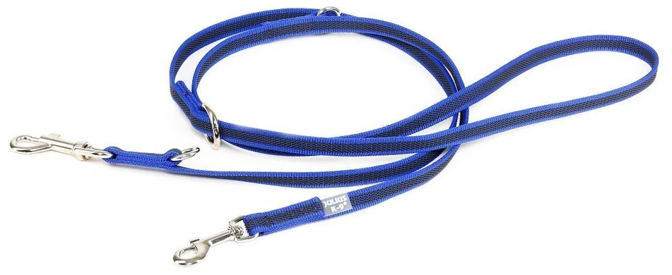 Julius K9 Spalvos & Pilkos Supergrip Pavadėlis – Nuimamas neslystantis rankena, 1,4x220cm, juoda
