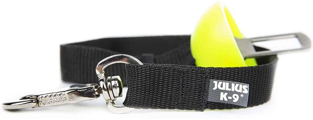 Julius-K9 StopDog Mobilumo Kontrolės Automobilinis Pavadėlis – Reguliuojamas Saugos Diržas, Patvarus Nailonas