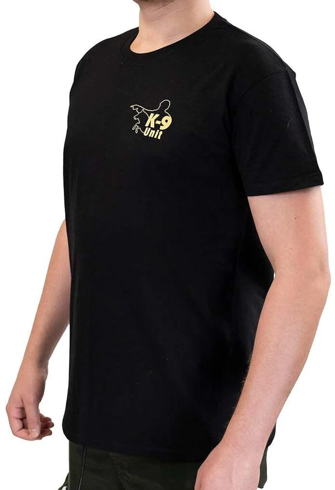 Julius-K9 T-Shirt Unit Juodas &ndash; Medvilninė trenerio maikutė, patogi, vidutinio dydžio