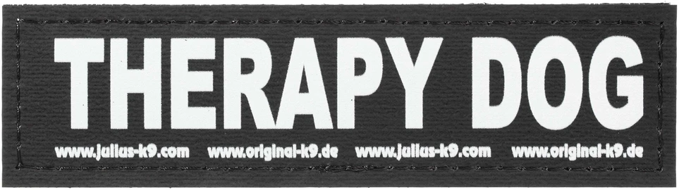 Julius-K9 Terapijos šunų lopšelių rinkinys – didelės Velcro juostelės, 2 vnt., suderinamos su pavadėliais
