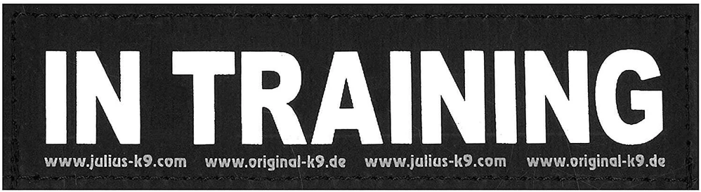 Julius K9 treniruočių lopai – patvarūs lipdukų ženkleliai, suderinami su Julius diržais, 2 vnt., Dydis S